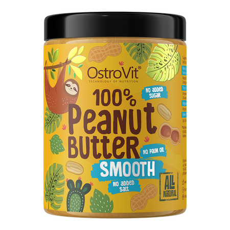 OstroVit 100% Peanut Butter  Smooth 1000 g