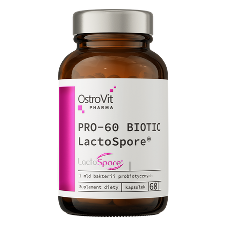 OstroVit Pharma PRO-60 BIOTIC LactoSpore 60 kapsułek