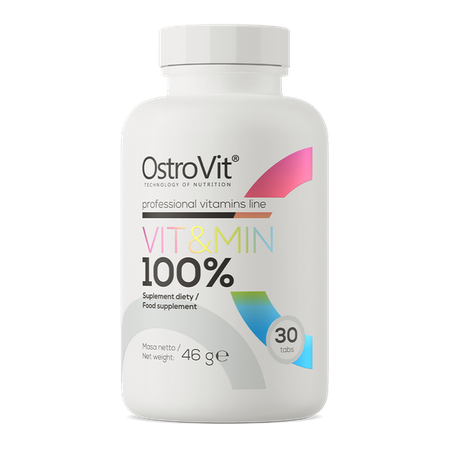 OstroVit 100% VIT&MIN 30 tabletek