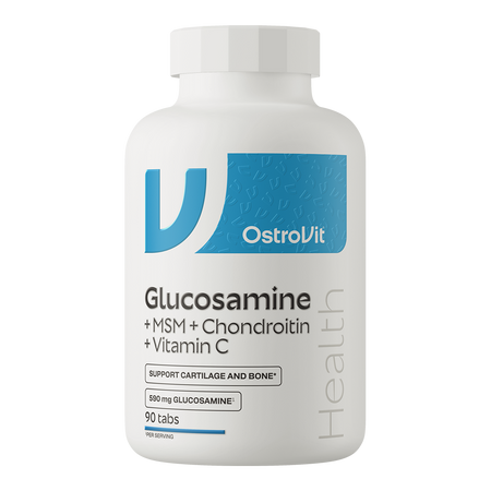 OstroVit Glukozamina + MSM + Chondroityna + Witamina C 90 tabletek