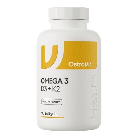 OstroVit Омега 3 D3+K2 90 капсул