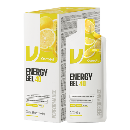 OstroVit Energy Gel 40 BOX 12 x 66 г